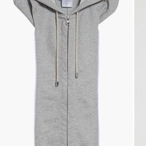 Veronica Beard Gray Zip-Up Hoodie